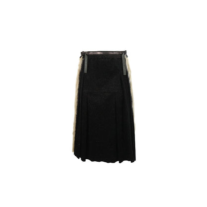 Yohji Yamamoto 2013 A/W Black White Skirt Size 3