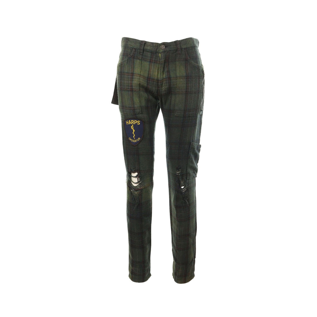 UNDERCOVER 2006S/S Cotton Acrylic Pants Green Size 2