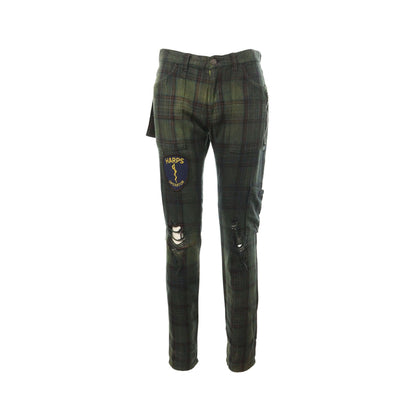 UNDERCOVER 2006S/S Cotton Acrylic Pants Green Size 2