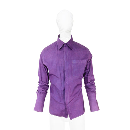 Jean Paul GAULTIER HOMME 1990s Purple Cotton Shirt