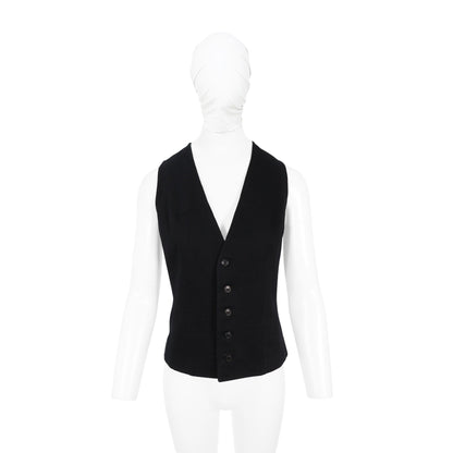 JUNYA WATANABE 1993 S/S Black Yellow Cotton Vest