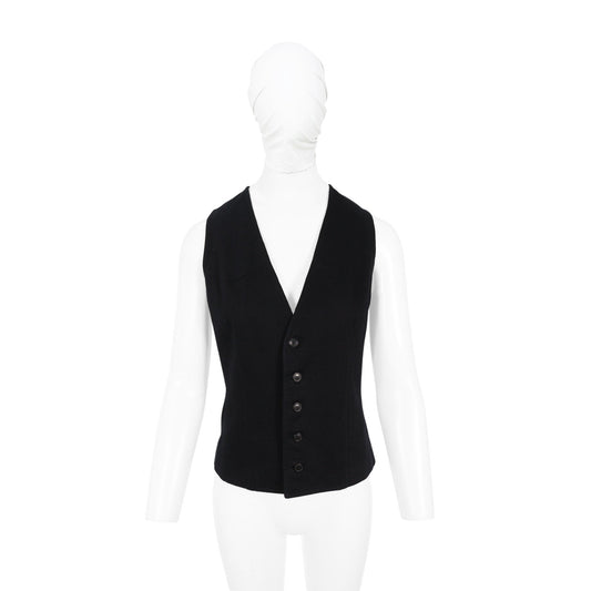 JUNYA WATANABE 1993 S/S Black Yellow Cotton Vest