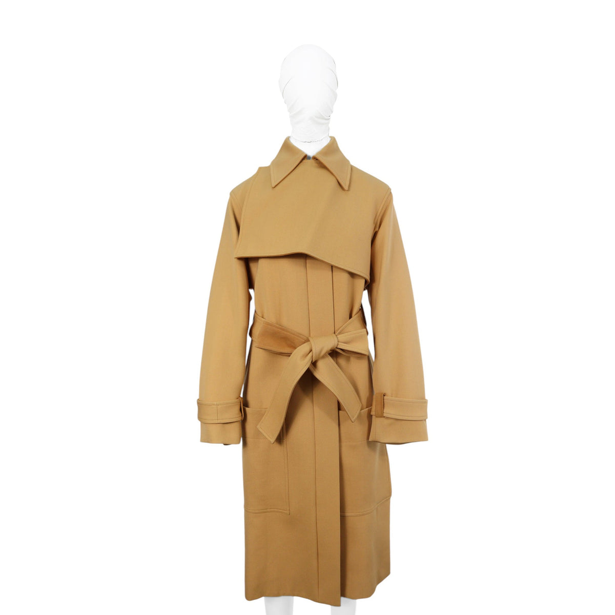 Celine CÉLINE by Phoebe Philo Wool Coat Beige Size 34