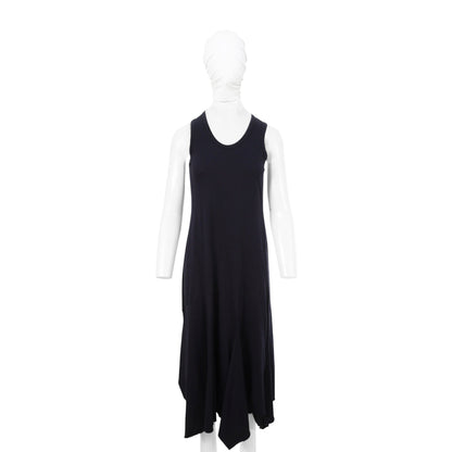 COMME des GARCONS Navy Cotton Midi Dress