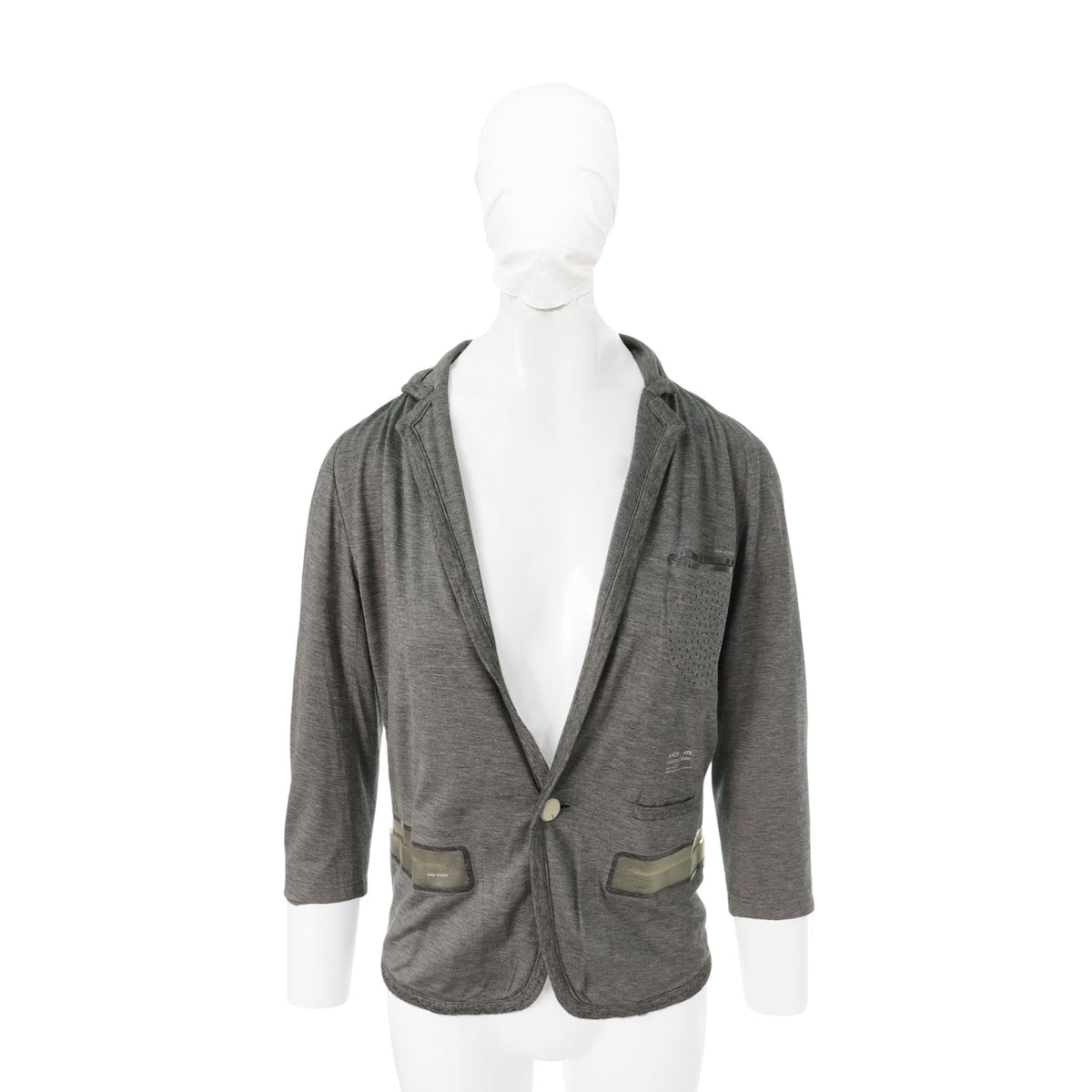 UNDERCOVER 2010SS Gray Poly Blend Jacket Size 1