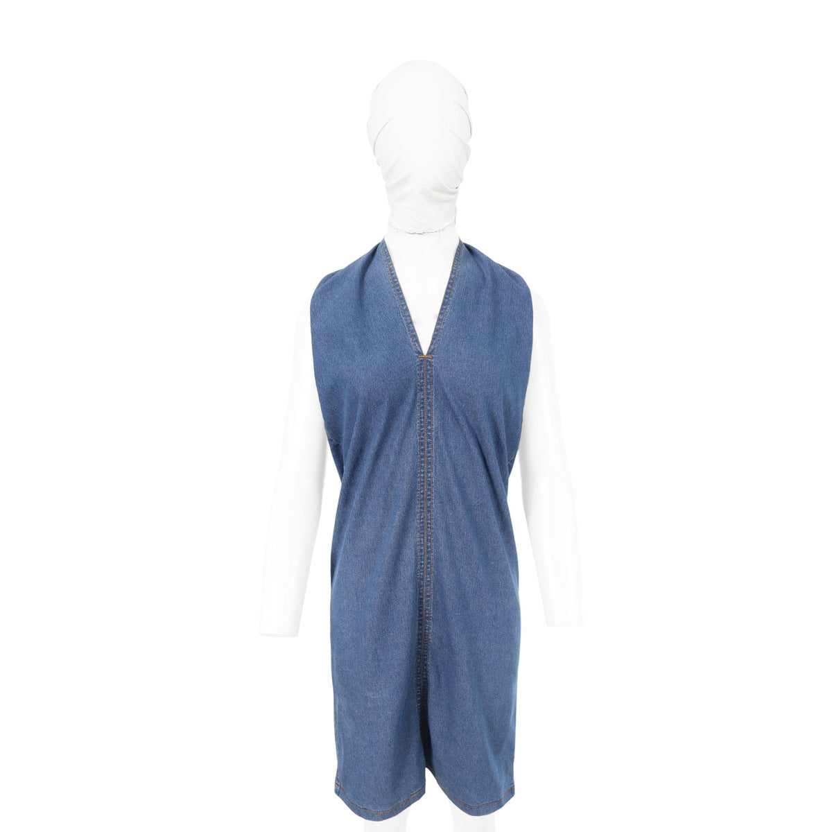 Maison Martin Margiela 1998 S/S Indigo Blend Dress Size 38