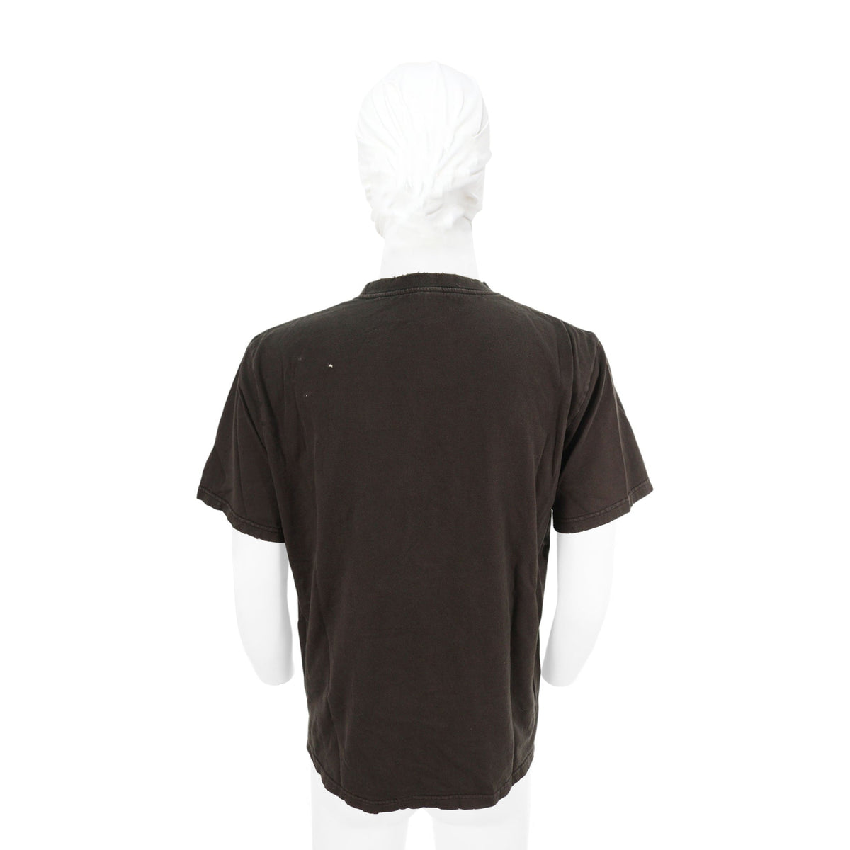 NUMBER (N)INE Cotton T-Shirt Dark Brown Faded Size 4