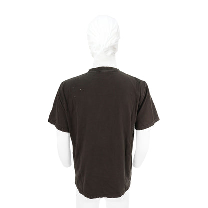 NUMBER (N)INE Cotton T-Shirt Dark Brown Faded Size 4