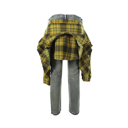 UNDERCOVER Indigo Yellow Denim
