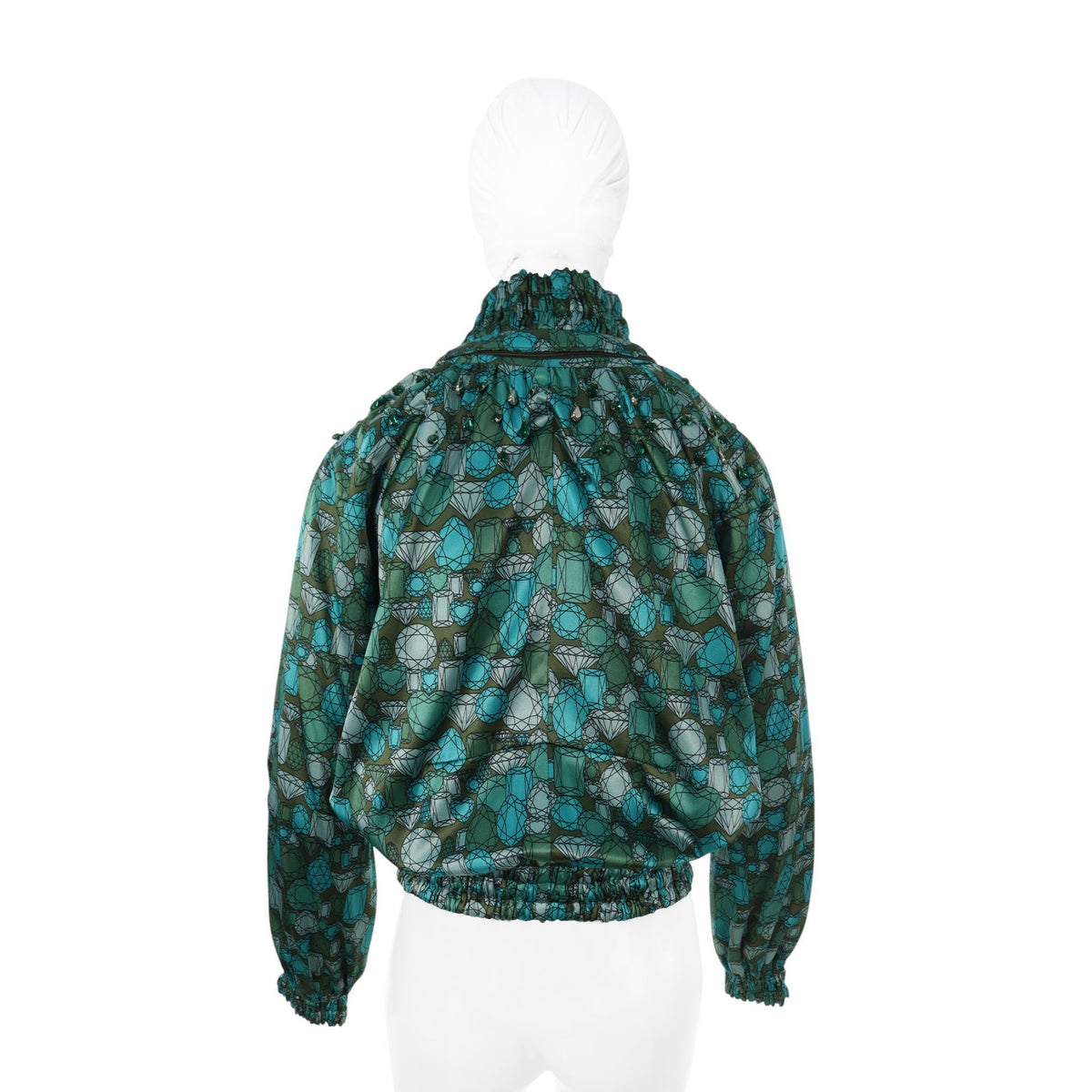 UNDERCOVER 2001 A/W Polyester Cupra Green Blue Multi Jacket