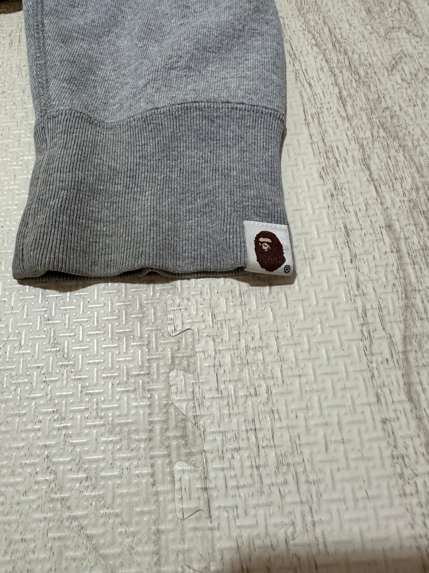 Bape - BAPE BY A BATHING APE CrazyFace Full Zip Hoody Gray Size L