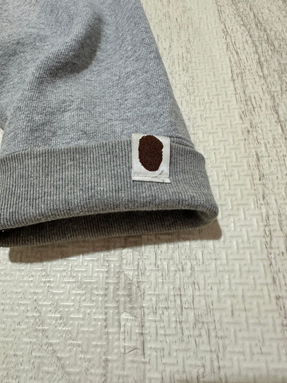 Vintage Bape Tops - BAPE BY A BATHING APE CrazyFace Full Zip Hoody Gray Size L - Authentic Archive