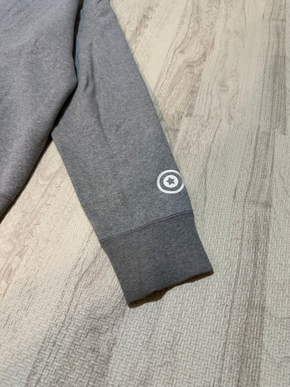 Vintage Bape Tops - BAPE BY A BATHING APE CrazyFace Full Zip Hoody Gray Size L - Authentic Archive