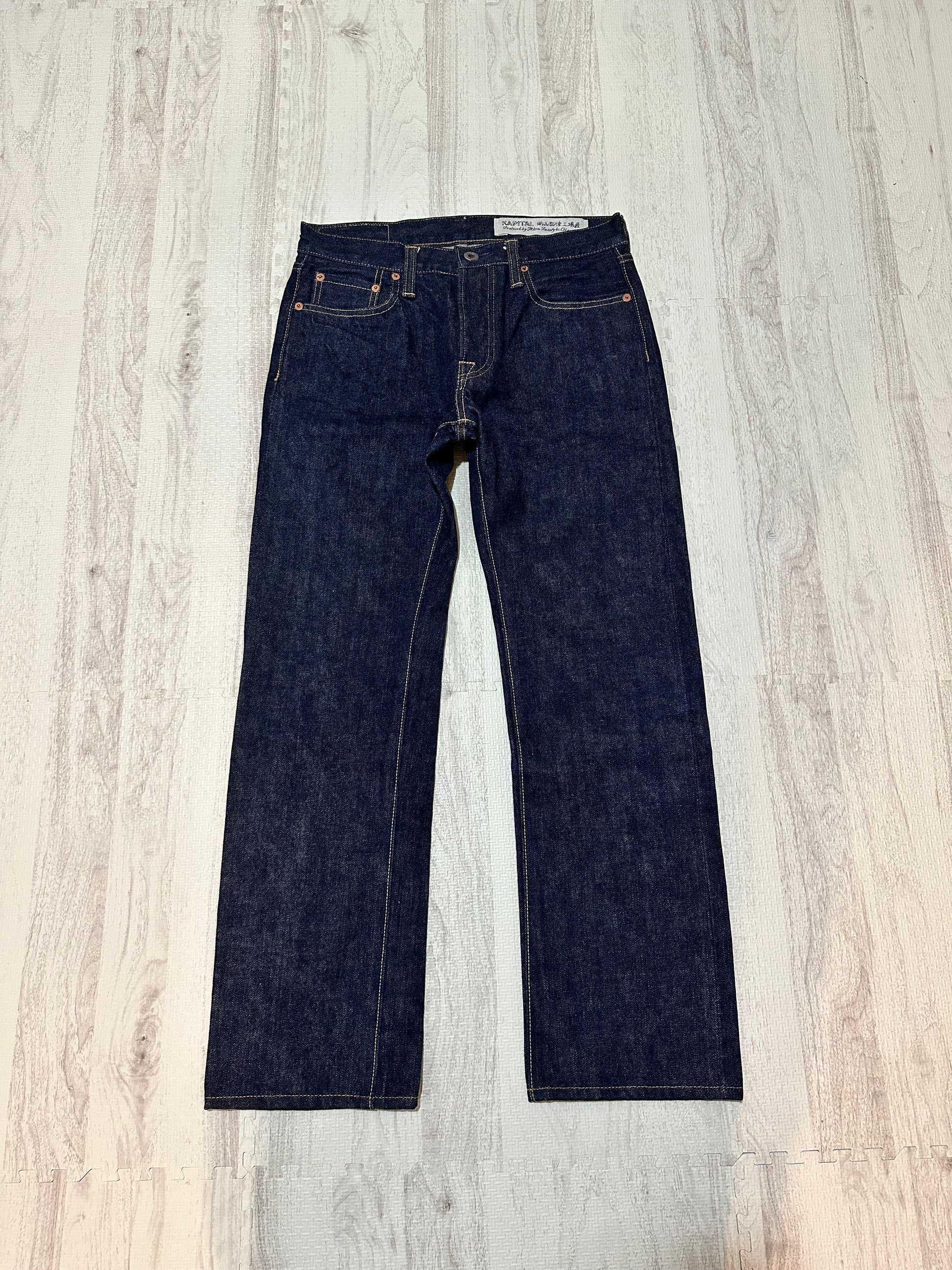 Kapital - KAPITAL Mitu Factory Denim Pants Black Size 27