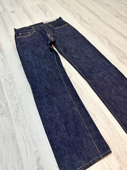 Vintage Kapital Bottoms - KAPITAL Mitu Factory Denim Pants Black Size 27 - Authentic Archive