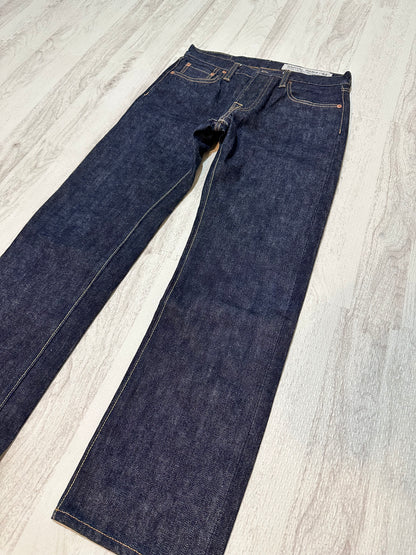 Vintage Kapital Bottoms - KAPITAL Mitu Factory Denim Pants Black Size 27 - Authentic Archive