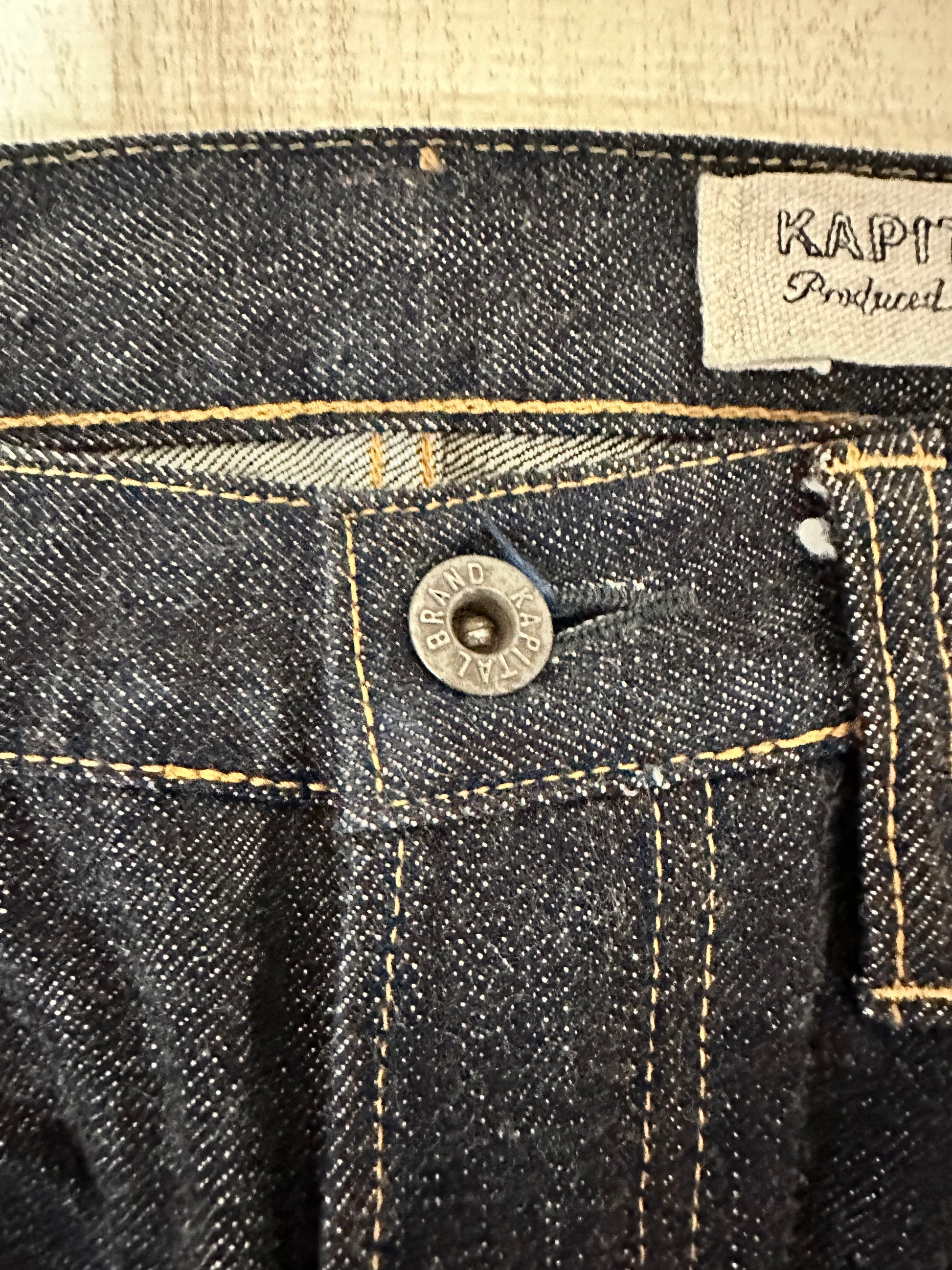 Kapital - KAPITAL Mitu Factory Denim Pants Black Size 27