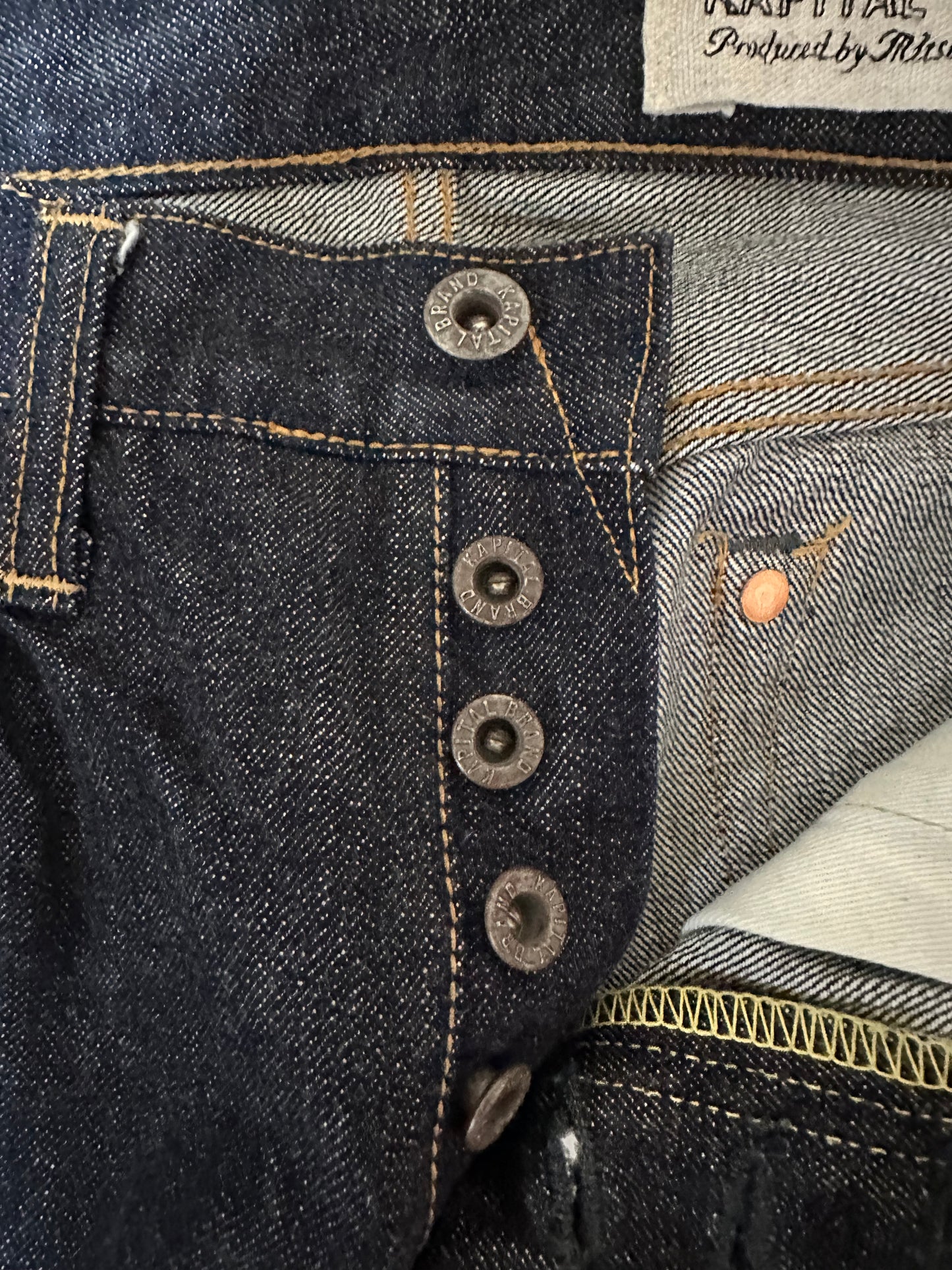 Kapital - KAPITAL Mitu Factory Denim Pants Black Size 27