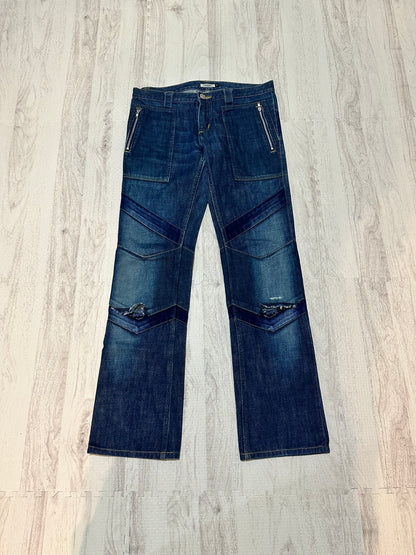 Vintage Undercover Bottoms - UNDERCOVER Straight Denim Pants Indigo Cotton M - Authentic Archive