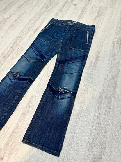 Vintage Undercover Bottoms - UNDERCOVER Straight Denim Pants Indigo Cotton M - Authentic Archive