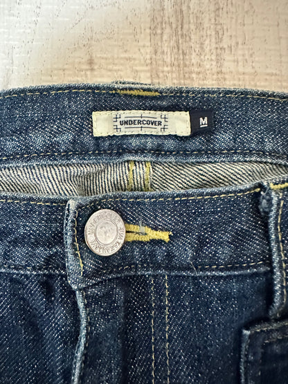 Vintage Undercover Bottoms - UNDERCOVER Straight Denim Pants Indigo Cotton M - Authentic Archive