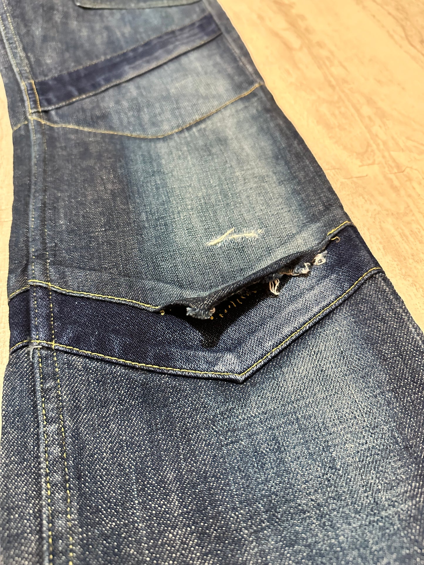 Undercover - UNDERCOVER Straight Denim Pants Indigo Cotton M