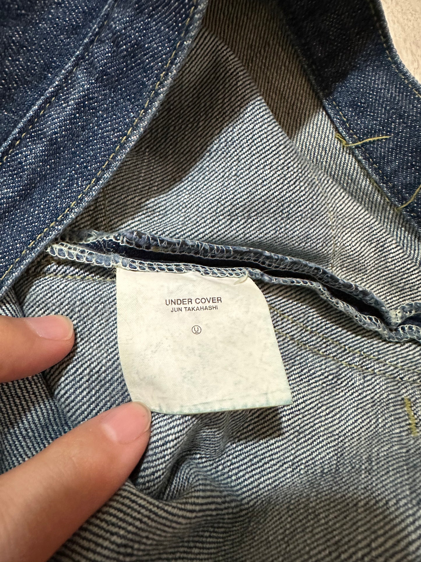 Undercover - UNDERCOVER Straight Denim Pants Indigo Cotton M