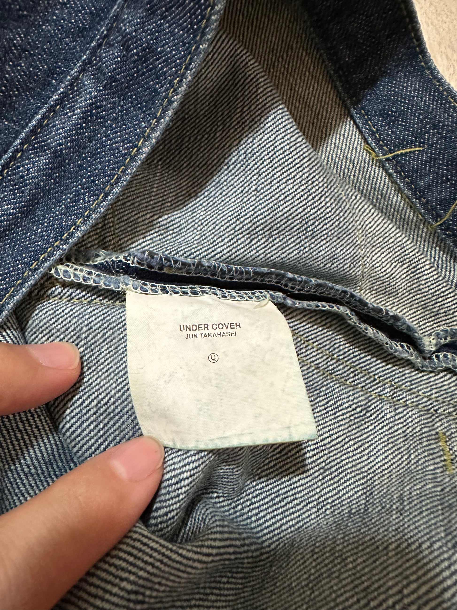 Undercover - UNDERCOVER Straight Denim Pants Indigo Cotton M