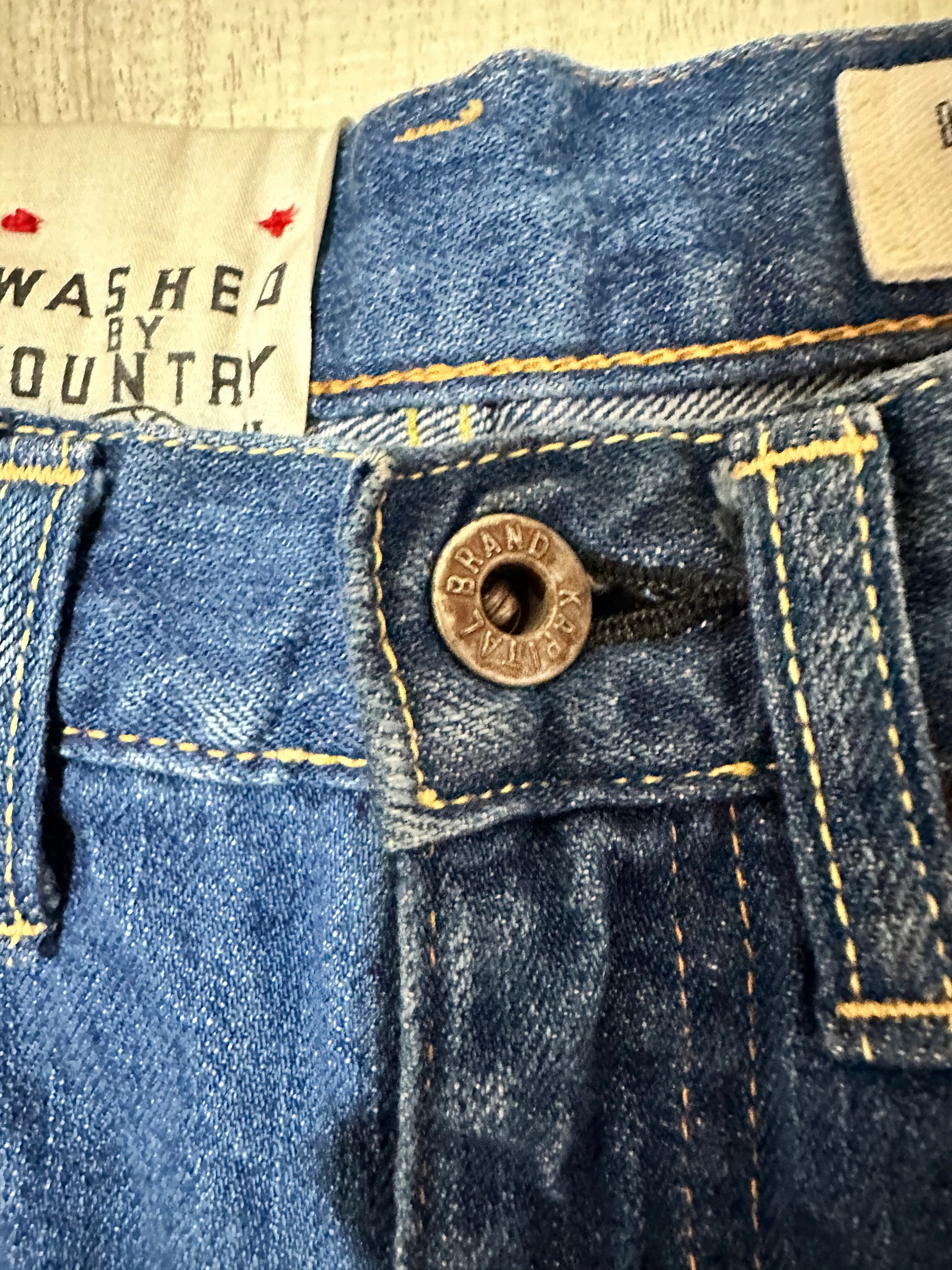 Kapital - KAPITAL 14oz Denim 5p Flare Pants Blue Size 29