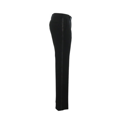 NUMBER (N)INE 2006 A/W Wool Silk Cowhide Pants Black/Silver