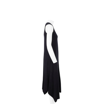 COMME des GARCONS Navy Cotton Midi Dress