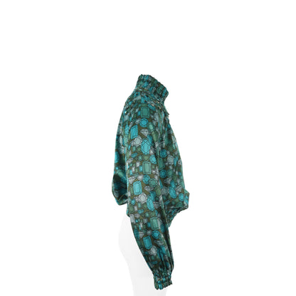 UNDERCOVER 2001 A/W Polyester Cupra Green Blue Multi Jacket