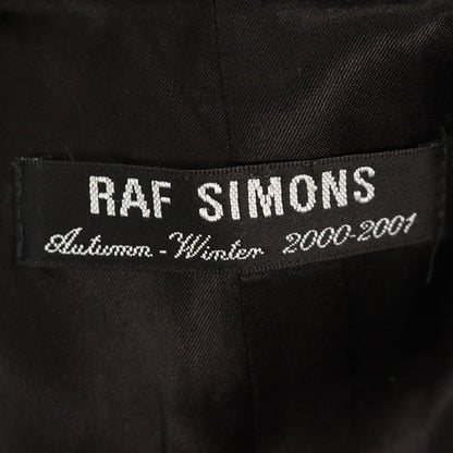 RAF SIMONS 2000 A/W Wool Coat Navy Size 46