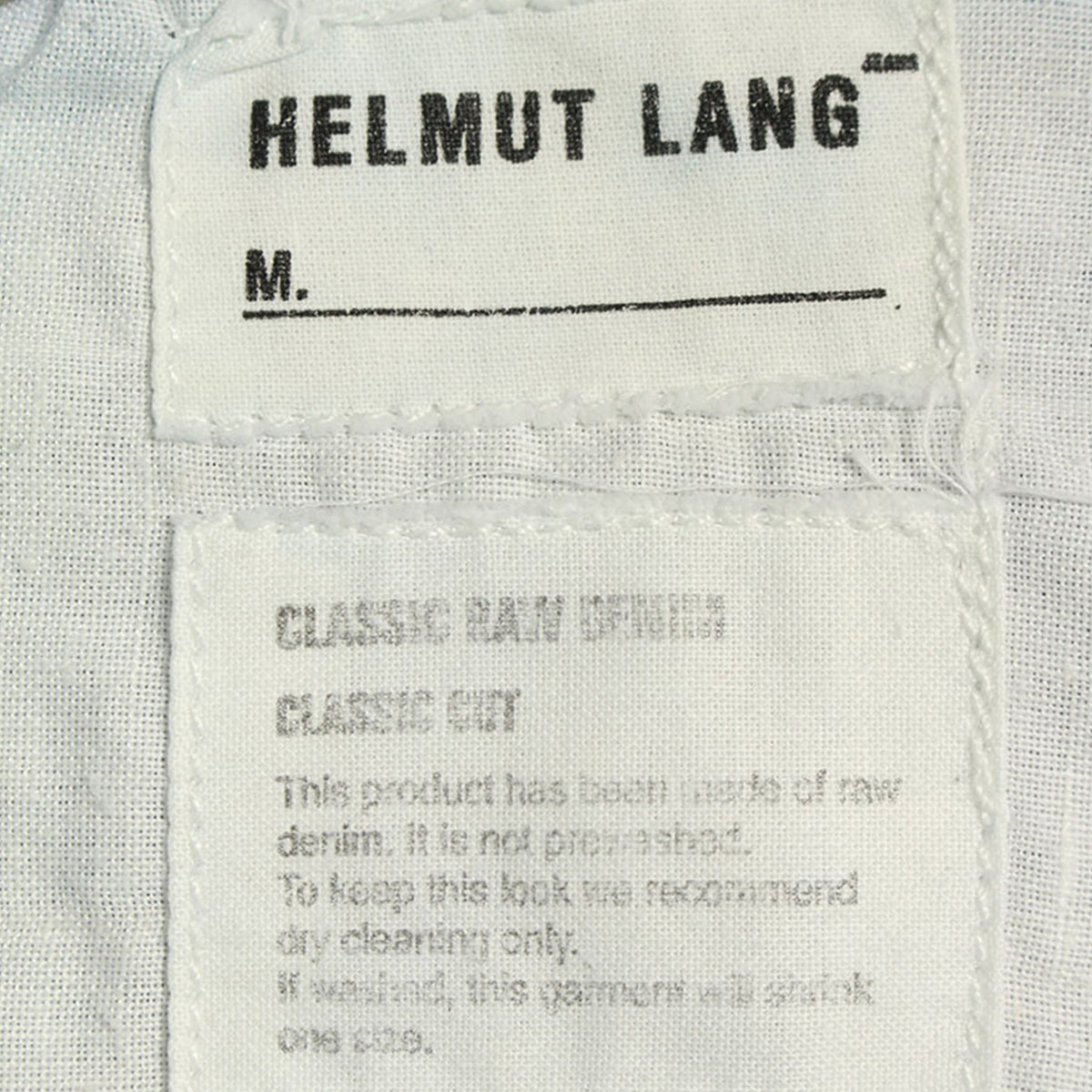 HELMUT LANG 1998 Blue Jeans Size 30 Inch