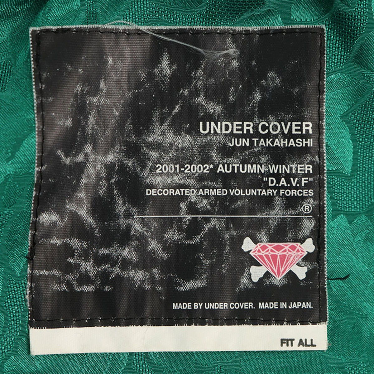 UNDERCOVER 2001 A/W Polyester Cupra Green Blue Multi Jacket