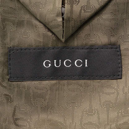 GUCCI Brown Silk Cotton Jacket
