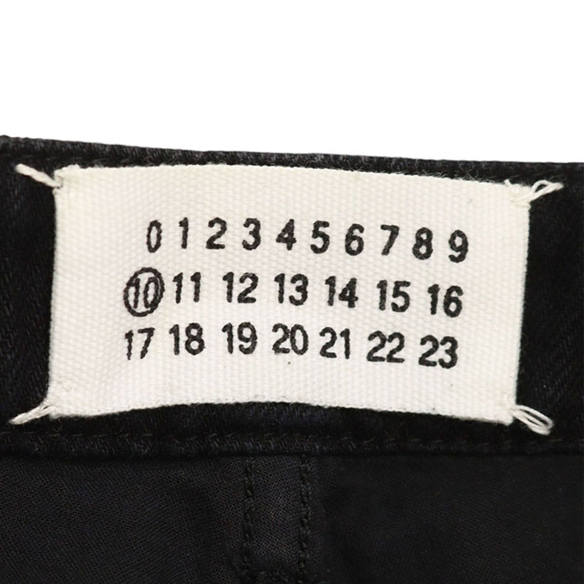 Maison Martin Margiela 2006 AW Black Cotton Denim Size 46