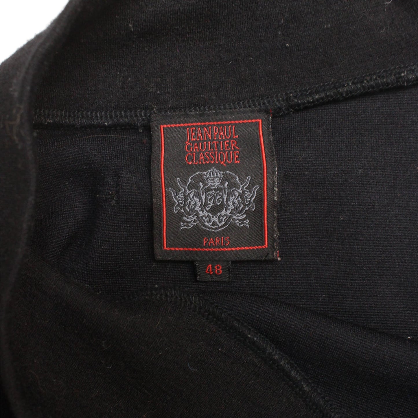 Jean Paul Gaultier Black Long Sleeve Shirt Size 48