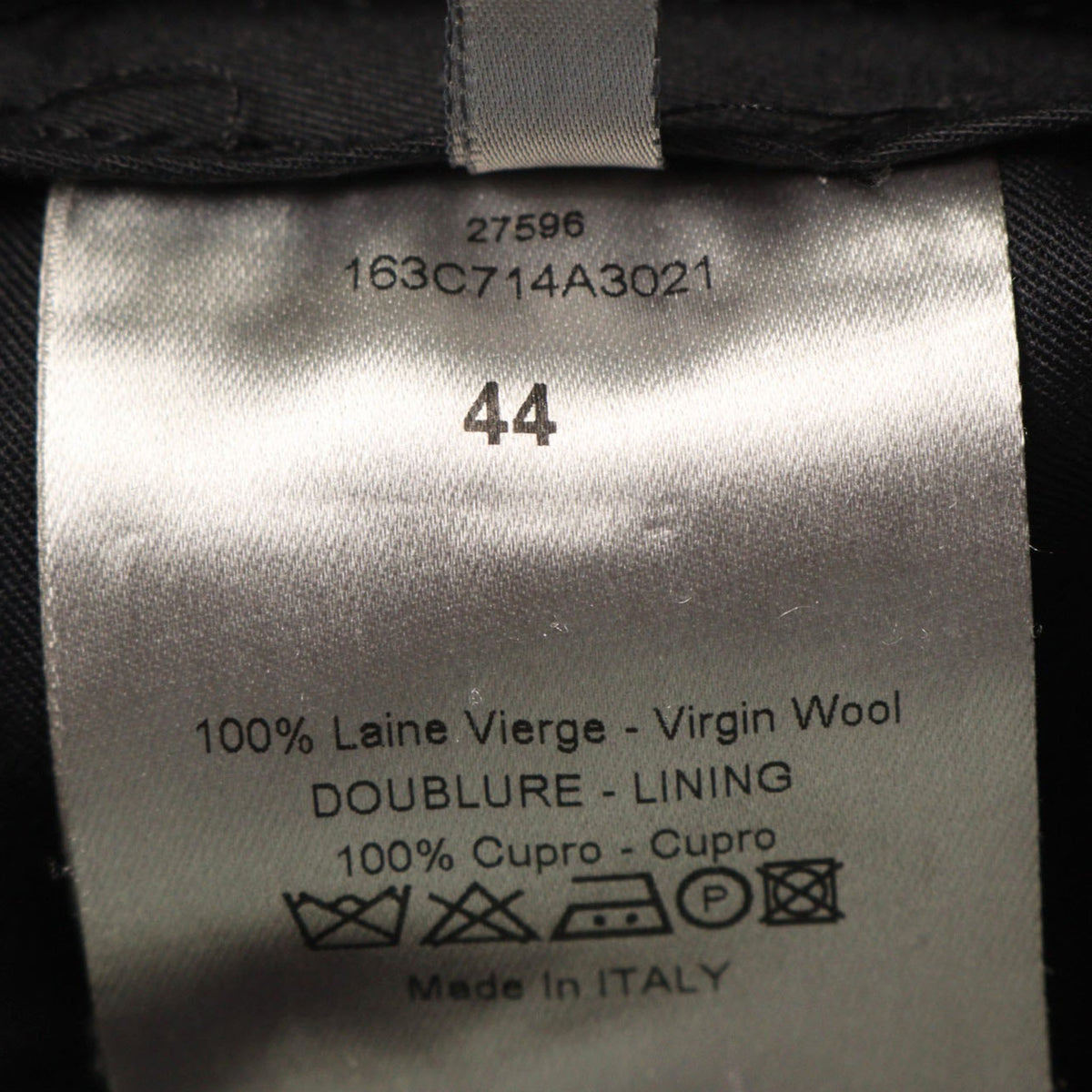 Dior HOMME 2011 S/S Navy Wool Pants Size 44