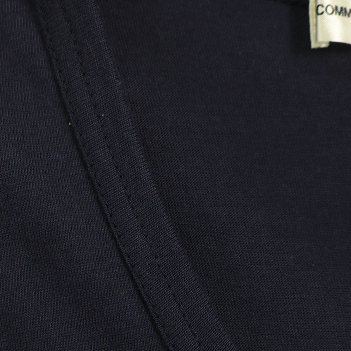 COMME des GARCONS Navy Cotton Midi Dress