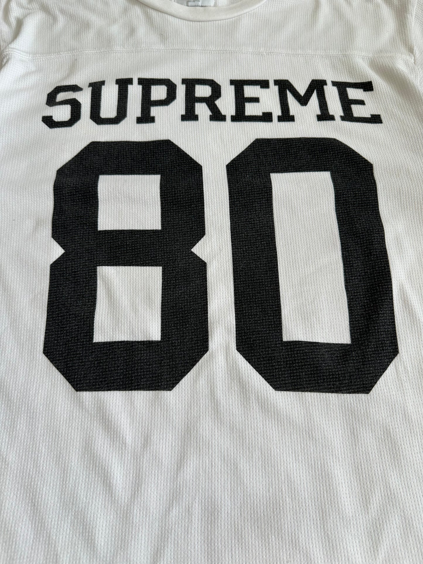 Supreme - Surepeme Football Tee White L