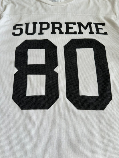 Vintage Supreme Tops - Surepeme Football Tee White L - Authentic Archive