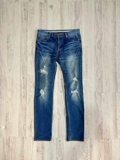 Vintage Number (N)ine Bottoms - n(n) by Number (N)ine Zippo Denim Size 3 - Authentic Archive