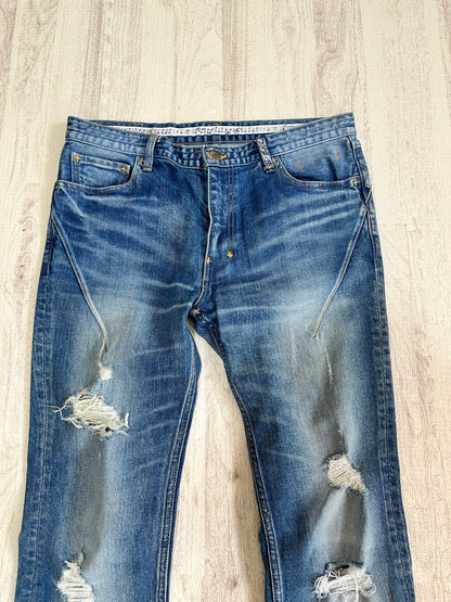 Vintage Number (N)ine Bottoms - n(n) by Number (N)ine Zippo Denim Size 3 - Authentic Archive