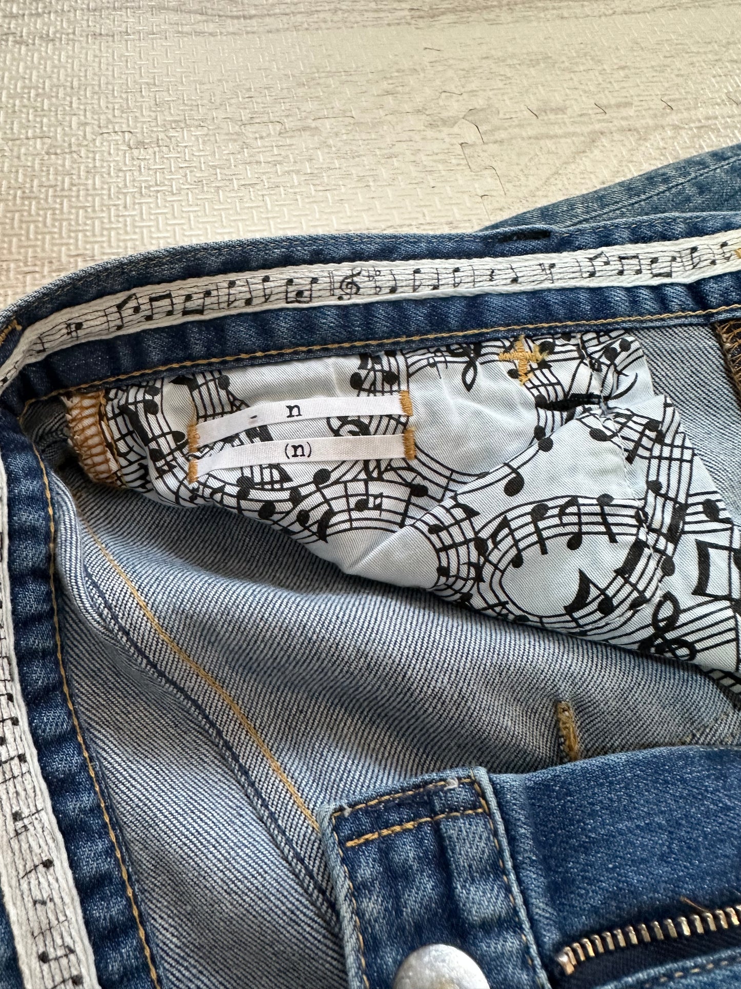 Number (N)ine - n(n) by Number (N)ine Zippo Denim Size 3