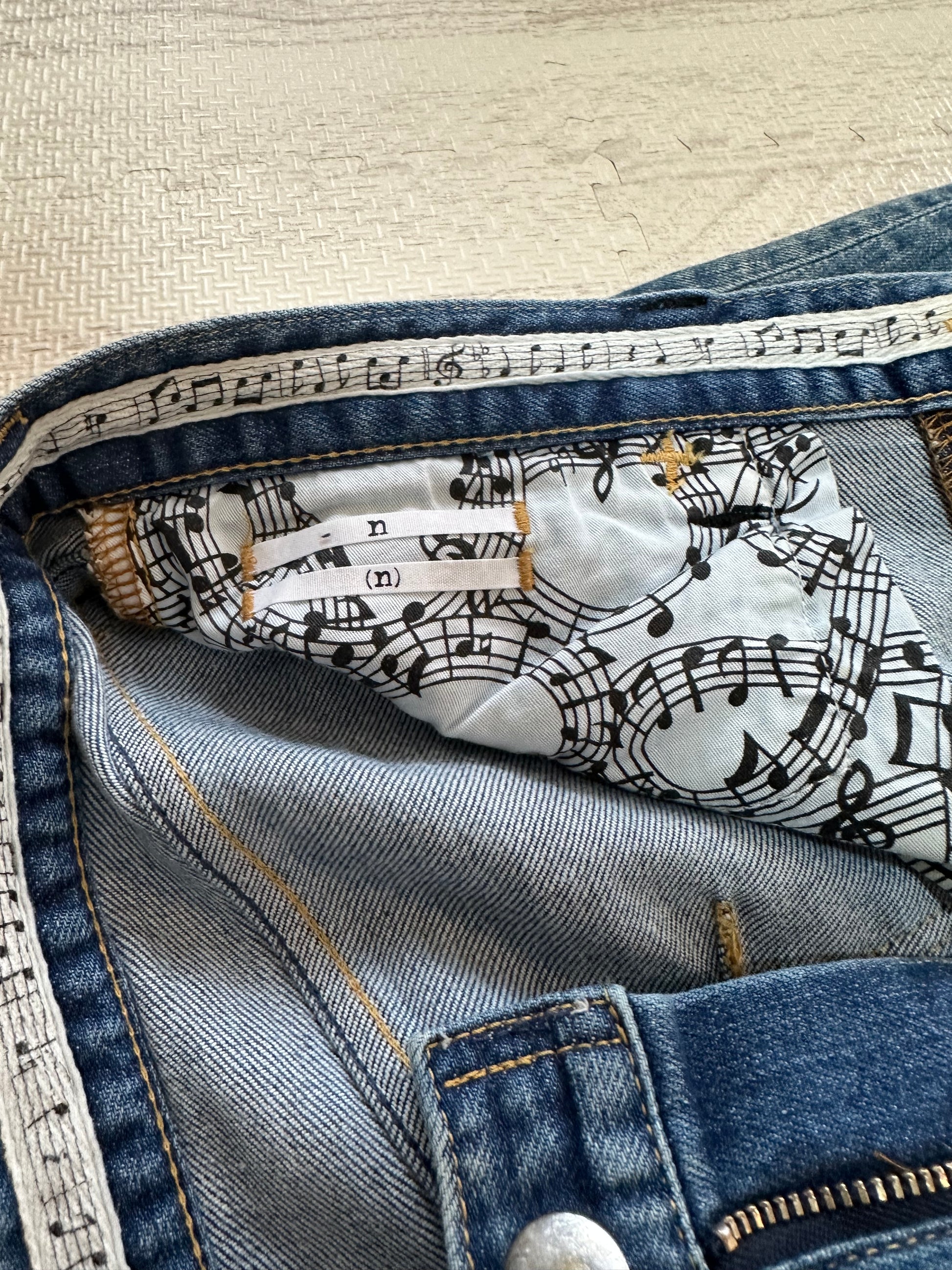 Number (N)ine - n(n) by Number (N)ine Zippo Denim Size 3