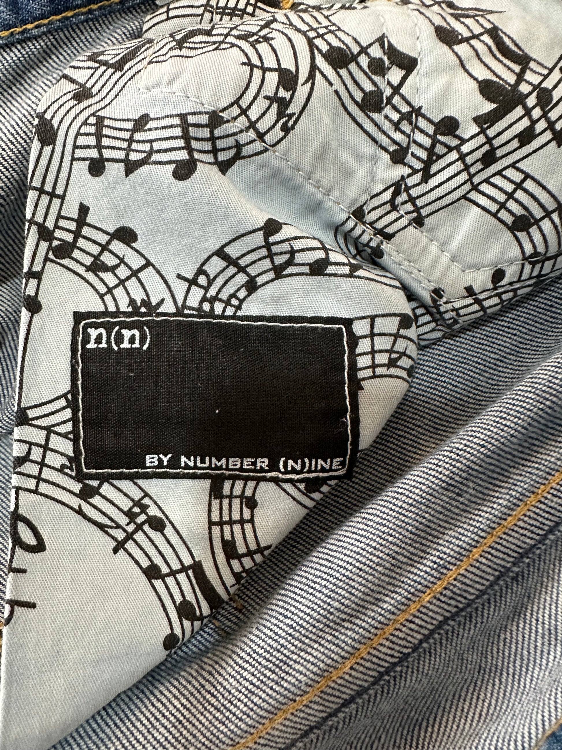Number (N)ine - n(n) by Number (N)ine Zippo Denim Size 3
