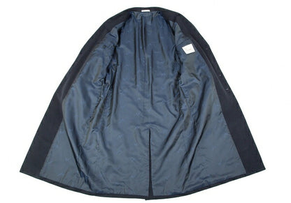Papas Wool Long Chester Coat Navy Size L48