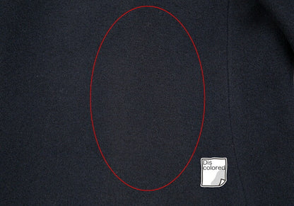 Papas Wool Long Chester Coat Navy Size L48