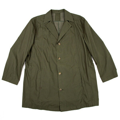 Papas Cotton 'P' Emb. Drawstring Long Jacket Olive Size 50L